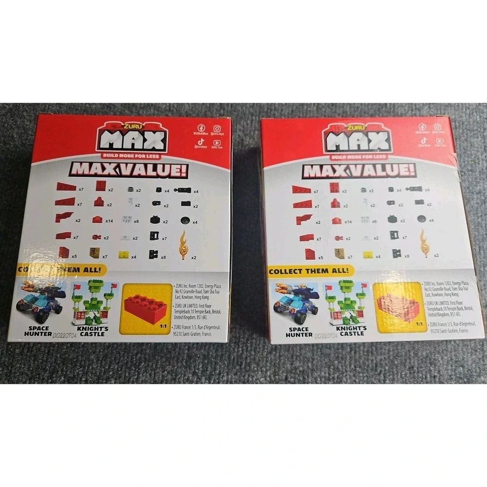 Lot‎ Of 2 Zuru Max 106pcs  Dragon Attack New In Sealed Box (C)